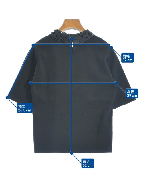 Te chichi（テチチ）ブラウス 黒 サイズ:F レディース/2200645170023