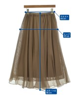 Te chichi（テチチ）ロング・マキシ丈スカート 茶 サイズ:F レディース/2200652510027