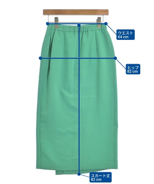 ViS（ヴィス）ロング・マキシ丈スカート 緑 サイズ:M レディース/2200622041049