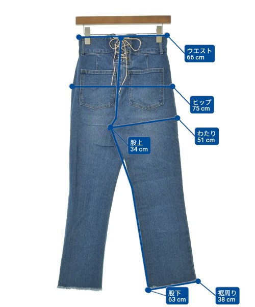 ViS（ヴィス）デニムパンツ 青 サイズ:S レディース/2200594229278