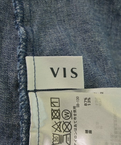 ViS（ヴィス）ブラウス 青 サイズ:F レディース/2200636782181