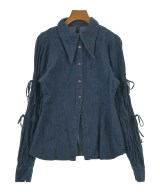 ViS（ヴィス）ブラウス 青 サイズ:F レディース/2200636782181