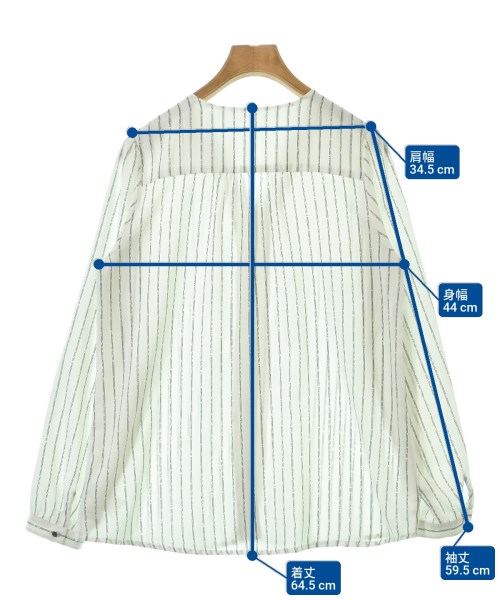 ViS（ヴィス）ブラウス 白 サイズ:F レディース/2200636169043
