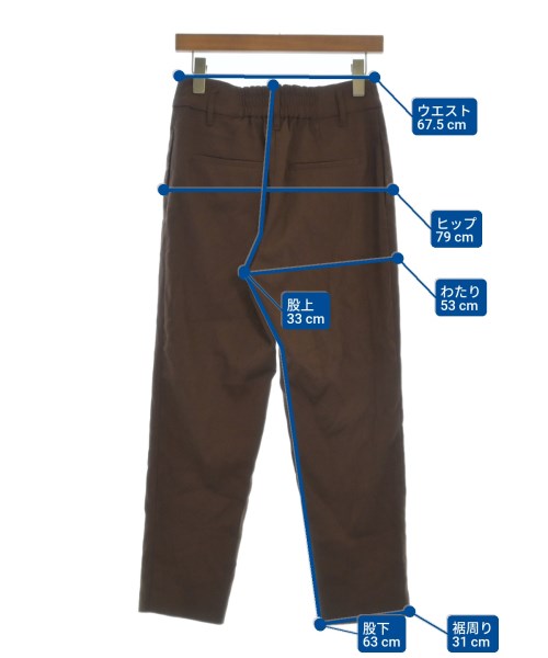 ViS（ヴィス）スラックス 茶 サイズ:M レディース/2200638932058