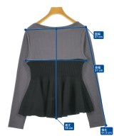 ViS（ヴィス）ニット・セーター 黒 サイズ:F レディース/2200633685089