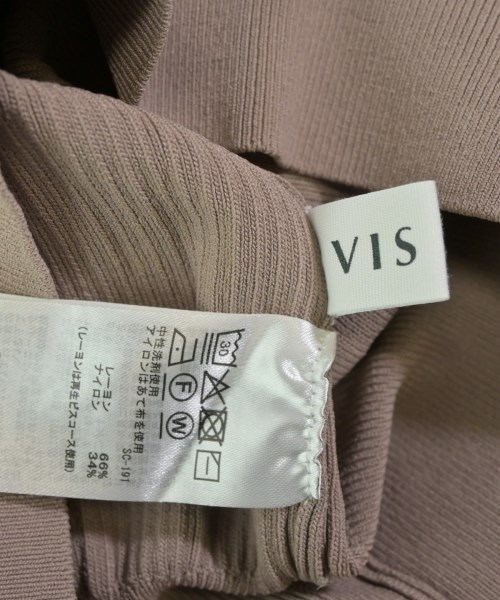 ViS（ヴィス）ベスト/ノースリーブ 茶 サイズ:F レディース/2200633685096