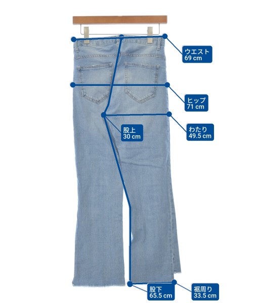 ViS（ヴィス）デニムパンツ 青 サイズ:S レディース/2200635856128