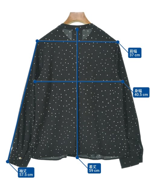 ViS（ヴィス）ブラウス 黒 サイズ:F レディース/2200627858024