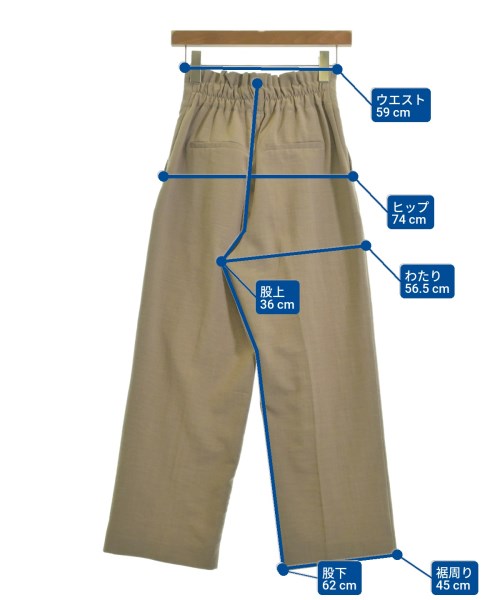 ViS（ヴィス）スラックス ベージュ サイズ:S レディース/2200641373015