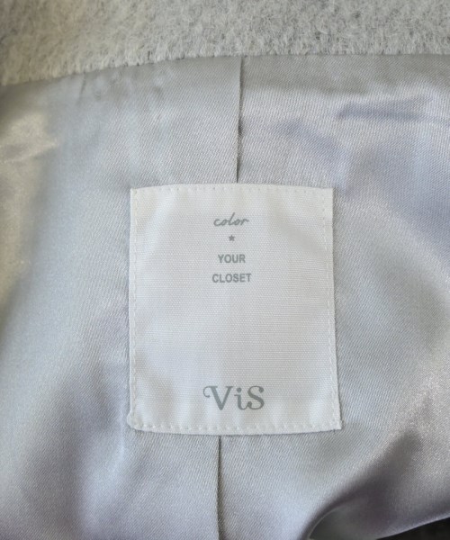 ViS（ヴィス）チェスターコート グレー サイズ:F レディース/2200614261011