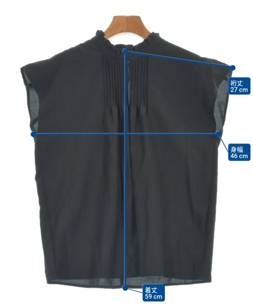 ViS（ヴィス）ブラウス 黒 サイズ:F レディース/2200630170267