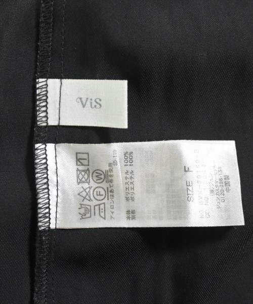 ViS（ヴィス）ブラウス 黒 サイズ:F レディース/2200619570064