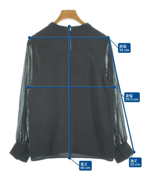 ViS（ヴィス）ブラウス 黒 サイズ:F レディース/2200619570064