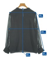 ViS（ヴィス）ブラウス 黒 サイズ:F レディース/2200619570064