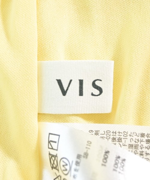 ViS（ヴィス）ロング・マキシ丈スカート 黄 サイズ:F レディース/2200608329024