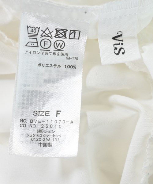 ViS（ヴィス）ワンピース 白 サイズ:F レディース/2200618795055