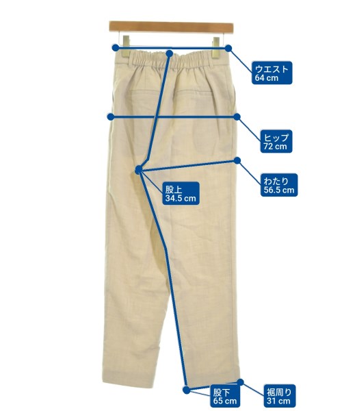 ViS（ヴィス）スラックス ベージュ サイズ:M レディース/2200609537015