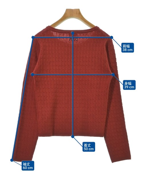 ViS（ヴィス）ニット・セーター 赤 サイズ:F レディース/2200672728020