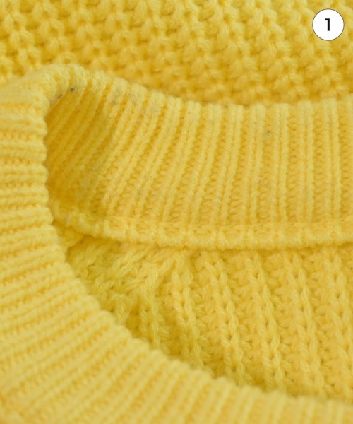 ViS（ヴィス）ニット・セーター 黄 サイズ:F レディース/2200667569027