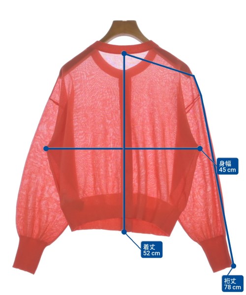 ViS（ヴィス）カーディガン オレンジ サイズ:F レディース/2200667569034