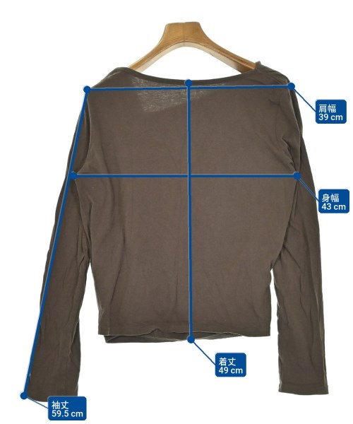 ViS（ヴィス）Tシャツ・カットソー 茶 サイズ:F レディース/2200669576078