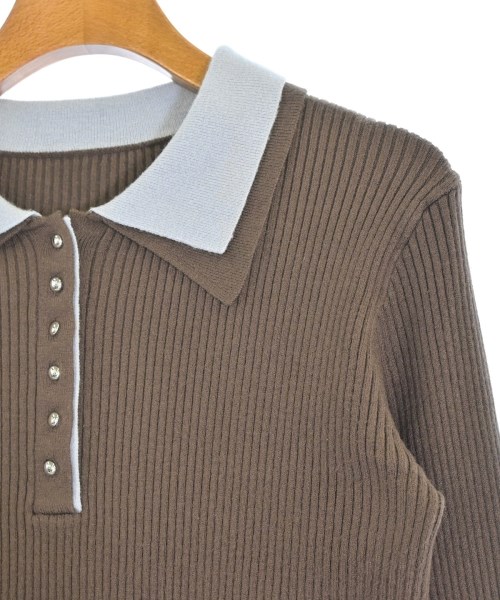 ViS（ヴィス）ニット・セーター 茶 サイズ:F レディース/2200675627061