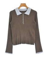 ViS（ヴィス）ニット・セーター 茶 サイズ:F レディース/2200675627061