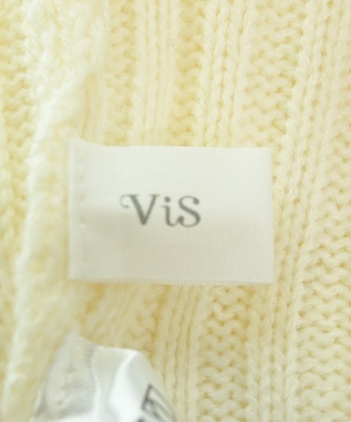 ViS（ヴィス）ニット・セーター 白 サイズ:F レディース/2200677308036