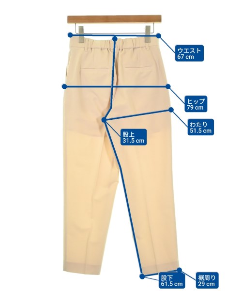 ViS（ヴィス）スラックス ベージュ サイズ:M レディース/2200672345067