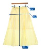 ViS（ヴィス）ロング・マキシ丈スカート 黄 サイズ:M レディース/2200675839044