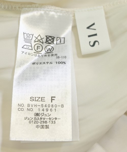 ViS（ヴィス）ブラウス 白 サイズ:F レディース/2200691474069