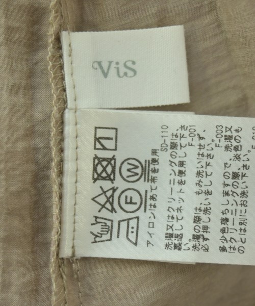 ViS（ヴィス）カジュアルシャツ ベージュ サイズ:F レディース/2200689592027