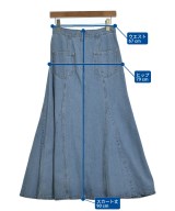 ViS（ヴィス）ロング・マキシ丈スカート 青 サイズ:L レディース/2200695922016