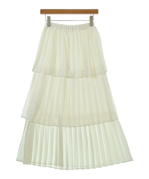 ViS(ヴィス)ロング・マキシ丈スカート 白 サイズ:F/2200642655127