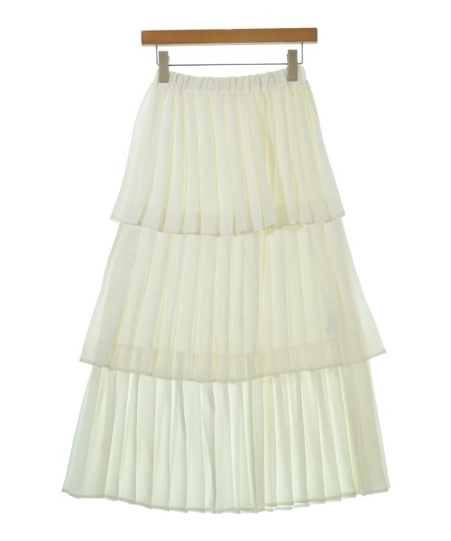 ViS（ヴィス）ロング・マキシ丈スカート 白 サイズ:F レディース/2200642655127