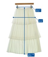 ViS（ヴィス）ロング・マキシ丈スカート 白 サイズ:F レディース/2200642655127