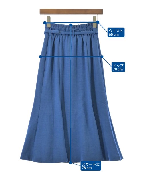 ViS（ヴィス）ロング・マキシ丈スカート 青 サイズ:SS レディース/2200650916029