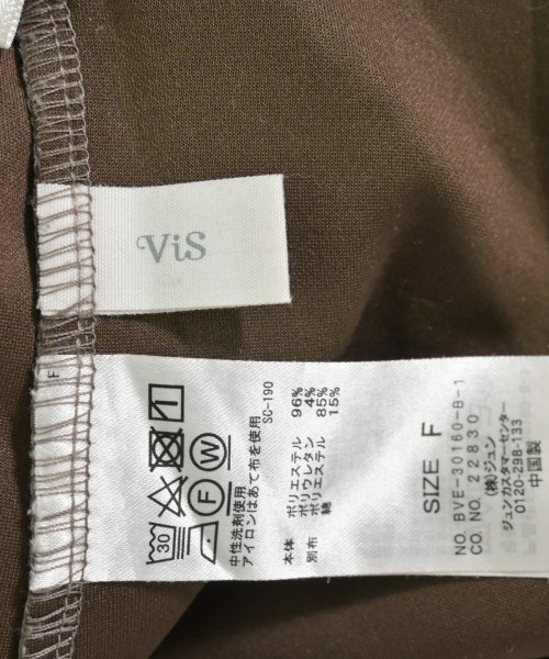 ViS（ヴィス）ワンピース 茶 サイズ:F レディース/2200657523022