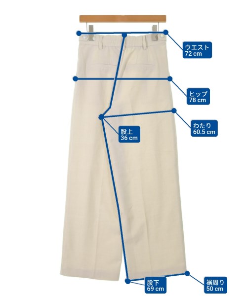 ViS（ヴィス）スラックス ベージュ サイズ:M レディース/2200656988099