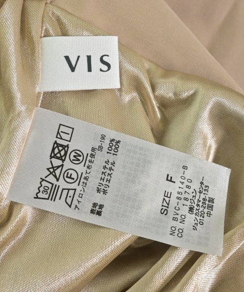 ViS（ヴィス）ロング・マキシ丈スカート ベージュ サイズ:F レディース/2200713503098