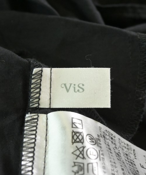 ViS（ヴィス）シャツワンピース 黒 サイズ:F レディース/2200629109070
