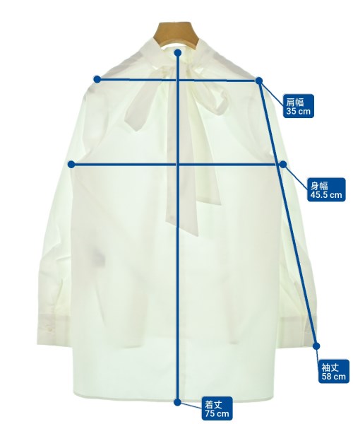 ViS（ヴィス）ブラウス 白 サイズ:F レディース/2200635310071