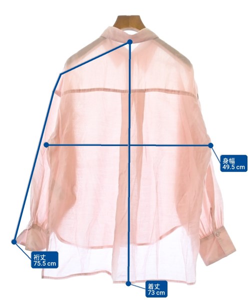 ViS（ヴィス）カジュアルシャツ ピンク サイズ:F レディース/2200637917063