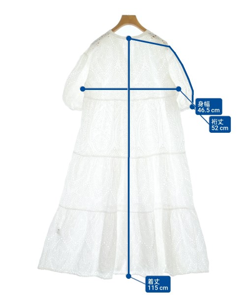 ViS（ヴィス）ワンピース 白 サイズ:F レディース/2200638052244