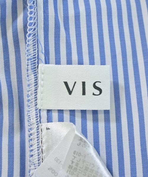 ViS（ヴィス）ブラウス 青 サイズ:F レディース/2200640612177
