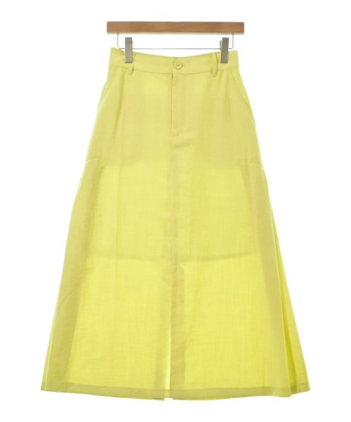 ViS(ヴィス)ロング・マキシ丈スカート 黄 サイズ:M/2200641894084