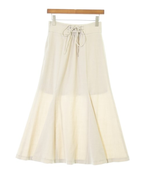 ViS（ヴィス）ひざ丈スカート ベージュ サイズ:M レディース/2200652694048