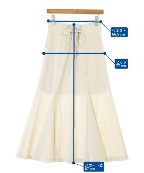 ViS（ヴィス）ひざ丈スカート ベージュ サイズ:M レディース/2200652694048