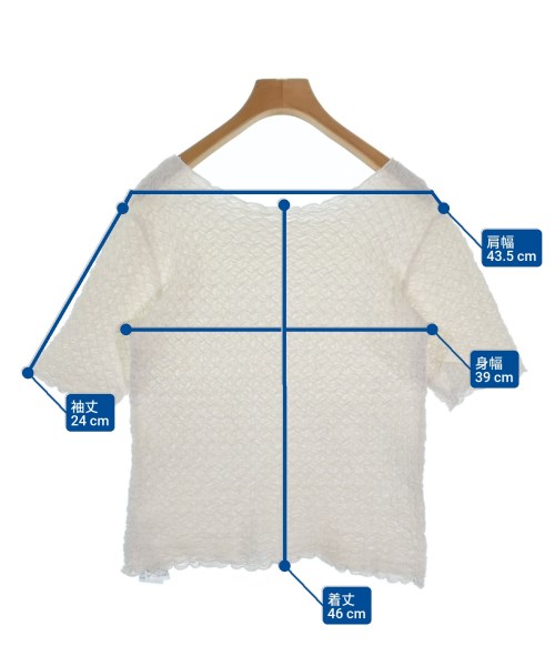 ViS（ヴィス）Tシャツ・カットソー 白 サイズ:F レディース/2200664685010