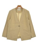 ViS（ヴィス）ノーカラージャケット ベージュ サイズ:S レディース/2200665500077